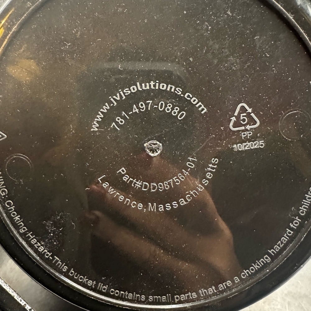 Dunkin Donuts Black Halloween Munchkin Bucket 2025 No Lid / Preowned - Picture 7 of 11